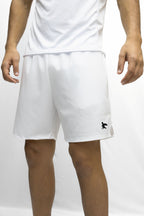 Pantalón de color blanco hawkline por delante